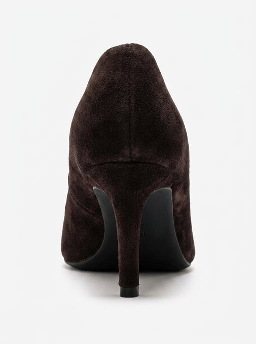 Clyde Leren Stiletto Spitse Neus Pump - Image 3