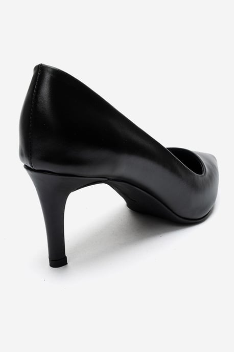 Clyde Leren Stiletto Spitse Neus Pump - Image 5