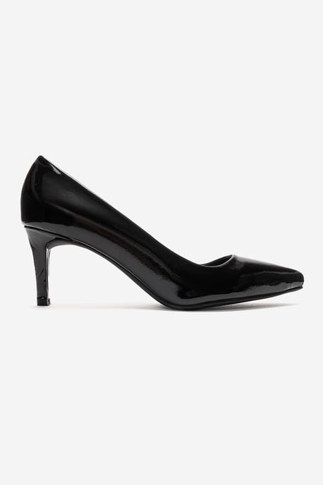 Clyde Leren Stiletto Spitse Neus Pump - Image 2