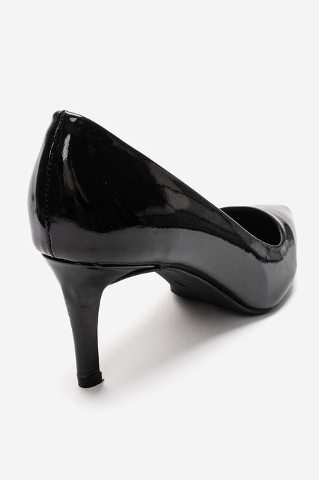 Clyde Leren Stiletto Spitse Neus Pump - Image 6