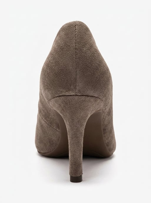 Clyde Leren Stiletto Spitse Neus Pump - Image 3