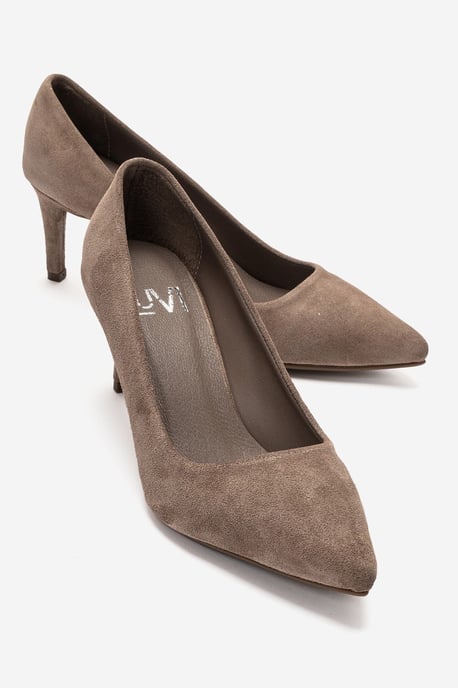 Clyde Leren Stiletto Spitse Neus Pump - Image 4
