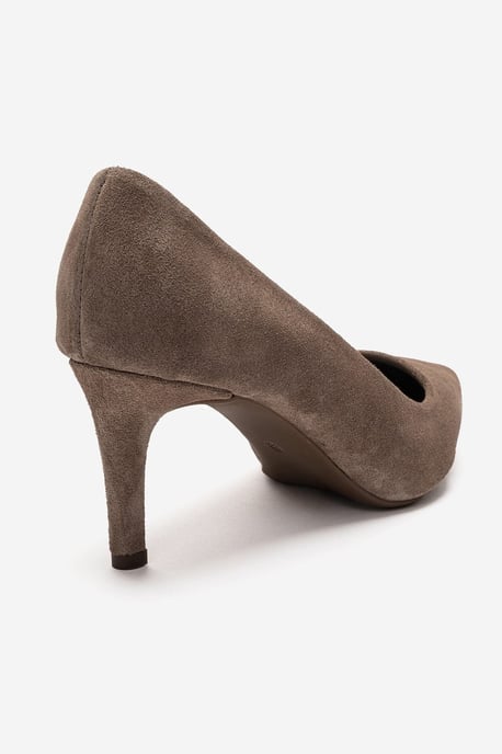 Clyde Leren Stiletto Spitse Neus Pump - Image 6