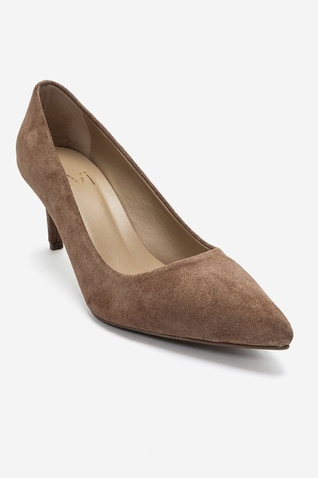 Clyde Leren Stiletto Spitse Neus Pump - Image 3