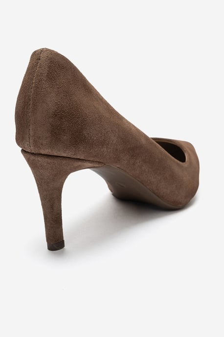 Clyde Leren Stiletto Spitse Neus Pump - Image 5