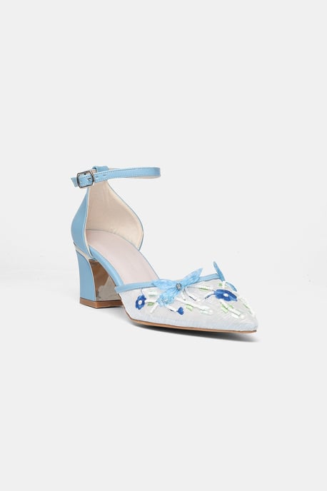 Iry Blokhak Bruid Spitse Neus Pump - Image 1