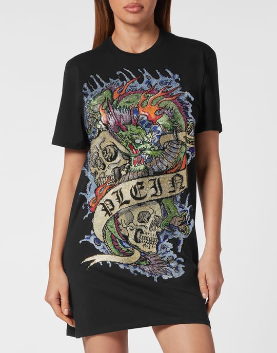 T-Shirt Dress Short Tattoo - Image 2