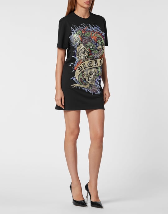 T-Shirt Dress Short Tattoo - Image 3