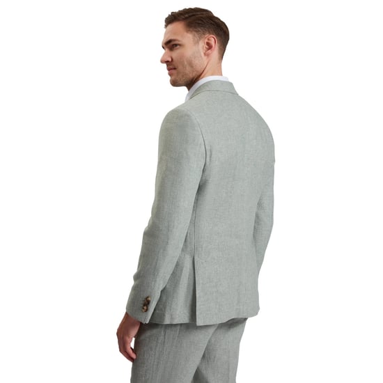 Ted Baker Kenleyj Stretch Linen Green Blazer Jacket - Image 2