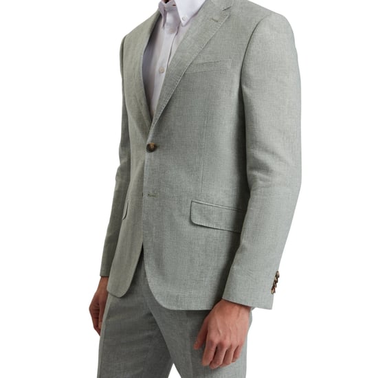Ted Baker Kenleyj Stretch Linen Green Blazer Jacket - Image 3