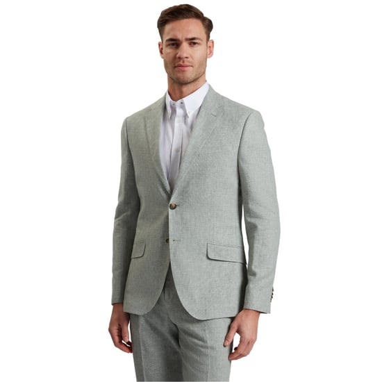 Ted Baker Kenleyj Stretch Linen Green Blazer Jacket - Image 4