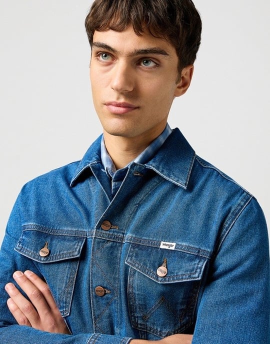 GB - Wrangler - Classic Jacket Stonewash - Image 5