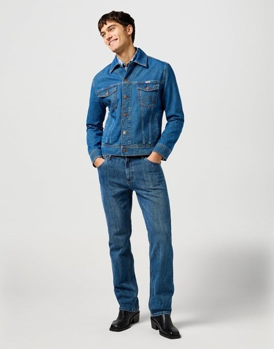 GB - Wrangler - Classic Jacket Stonewash - Image 6