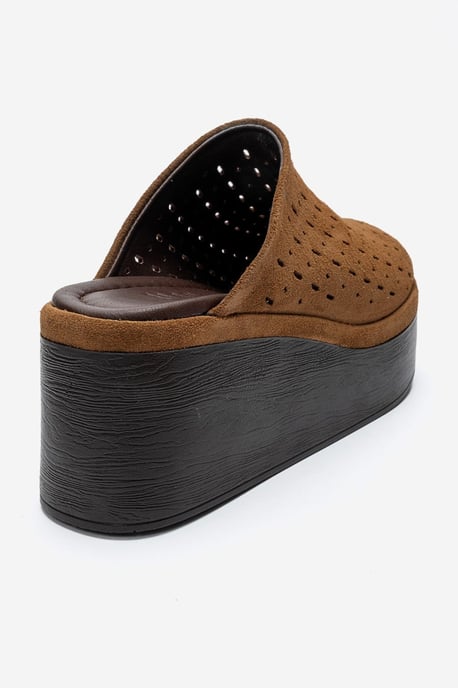 Lune Läder Platå Sandal - Image 2