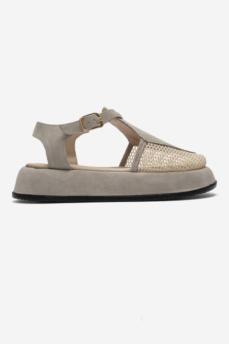 Lurelia Läder Platå Sandal - Image 4