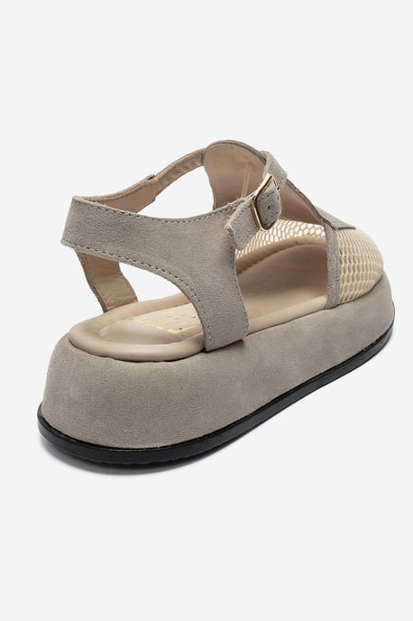Lurelia Läder Platå Sandal - Image 5
