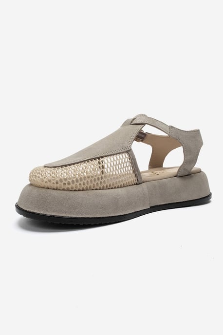 Lurelia Läder Platå Sandal - Image 6