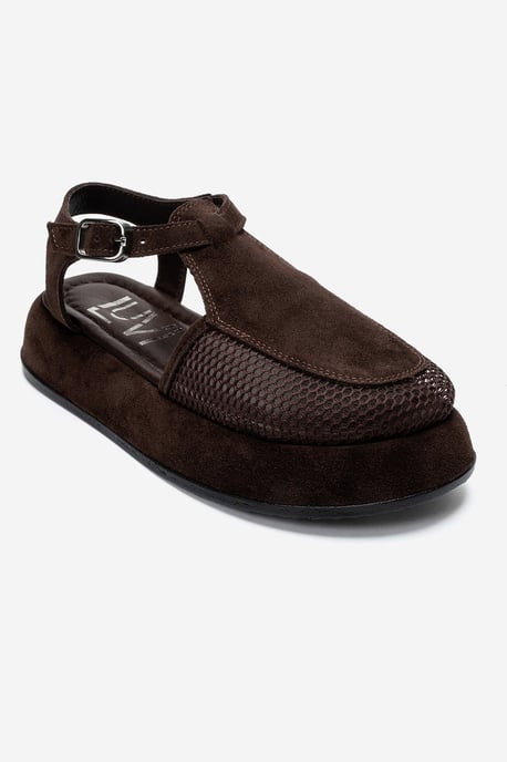 Lurelia Läder Platå Sandal - Image 3