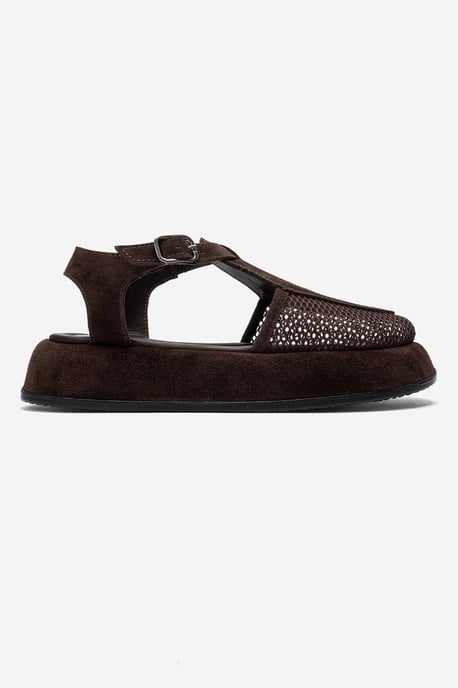 Lurelia Läder Platå Sandal - Image 4