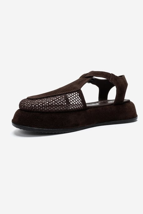 Lurelia Läder Platå Sandal - Image 6