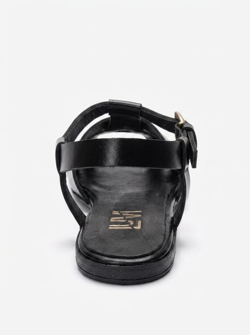 Jandor Läder Ankelrem Platt Sandal - Image 3