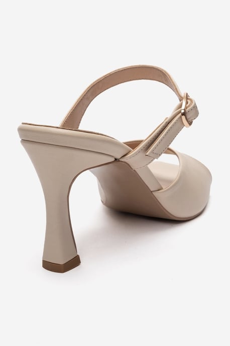Urael Leren Stiletto Bandsandaal - Image 5