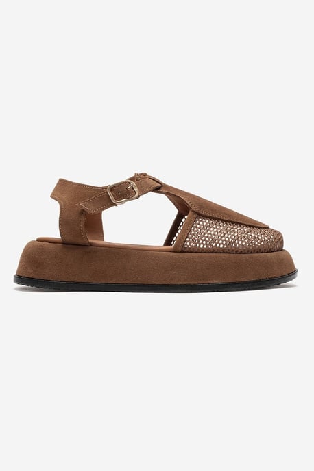 Lurelia Läder Platå Sandal - Image 2