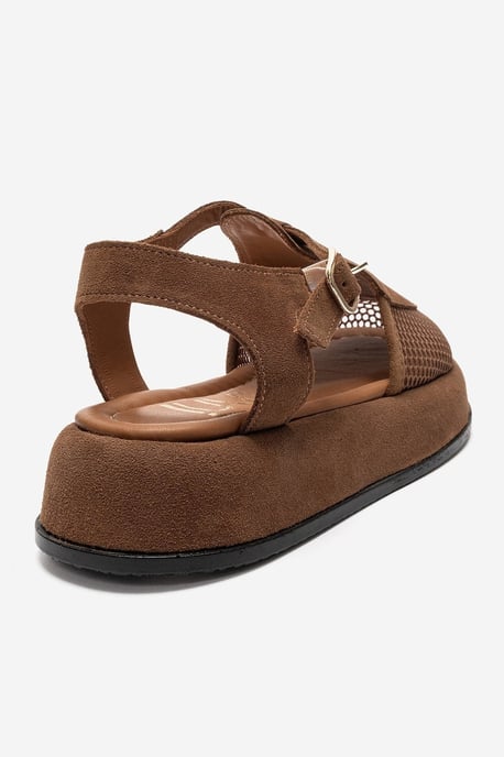 Lurelia Läder Platå Sandal - Image 6