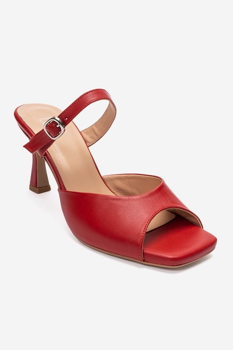 Urael Leren Stiletto Bandsandaal - Image 3