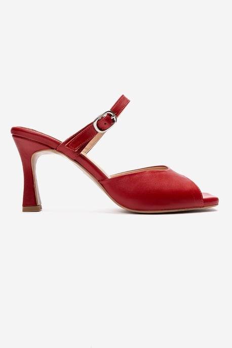 Urael Leren Stiletto Bandsandaal - Image 4