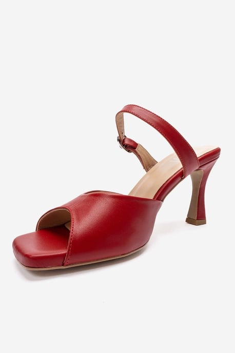 Urael Leren Stiletto Bandsandaal - Image 6