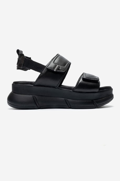 Heleste Sandalett i Läder med Platåsula - Image 3