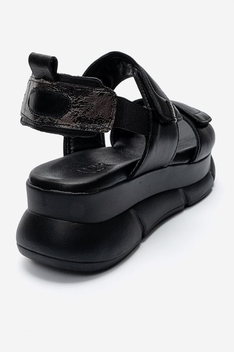 Heleste Sandalett i Läder med Platåsula - Image 5