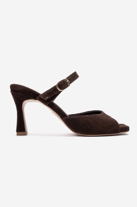 Urael Leren Stiletto Bandsandaal - Image 4