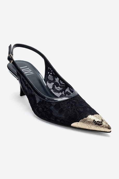 Clem Lace Slingback Pump - Image 1