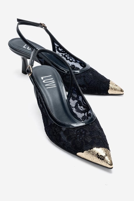Clem Lace Slingback Pump - Image 4