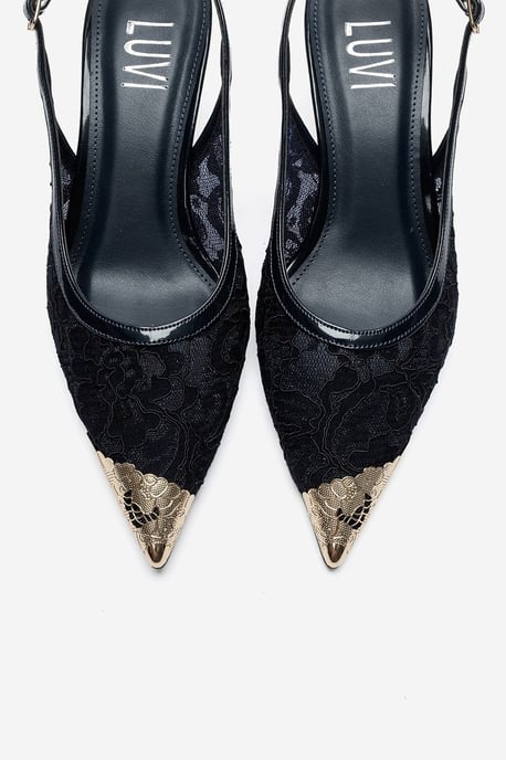 Clem Lace Slingback Pump - Image 5