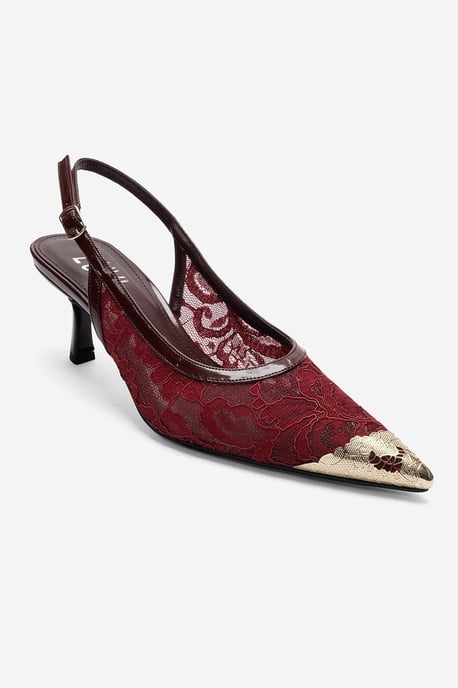 Clem Lace Slingback Pump - Image 1