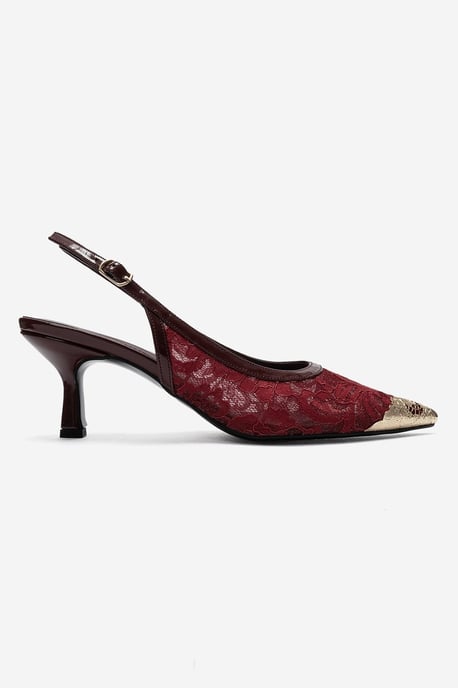 Clem Lace Slingback Pump - Image 2
