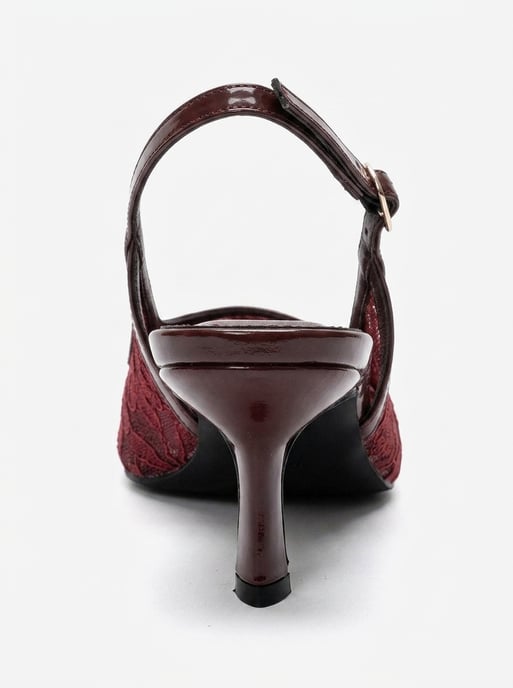 Clem Lace Slingback Pump - Image 3