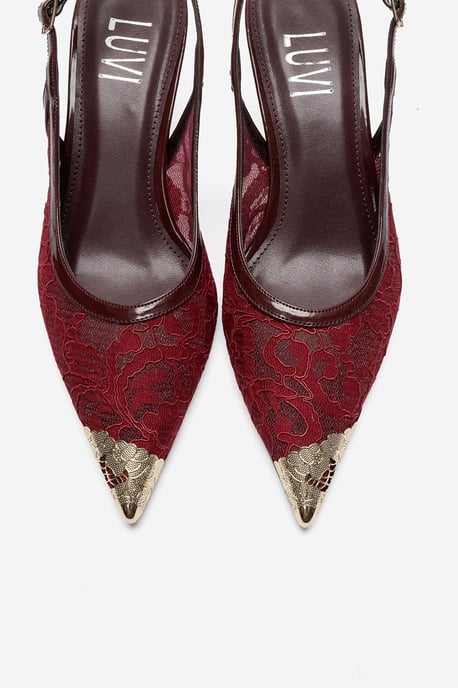 Clem Lace Slingback Pump - Image 5