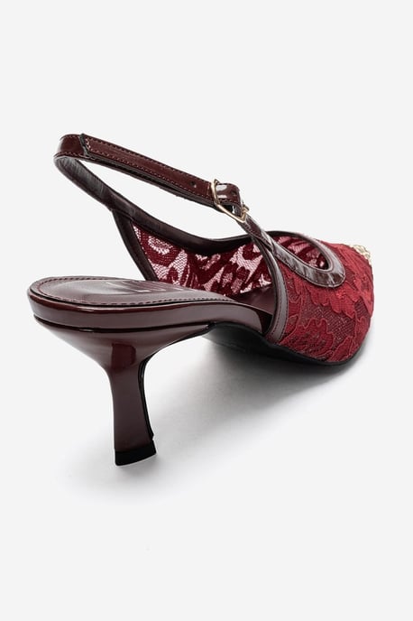 Clem Lace Slingback Pump - Image 6