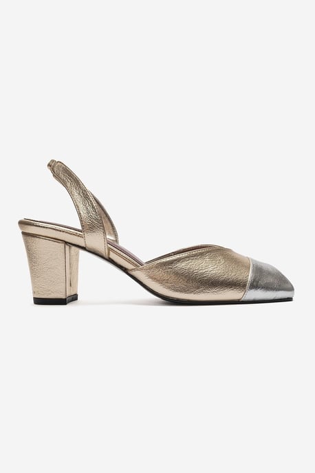 Maruelle Klacksandal med Blockklack och Slingback - Image 2