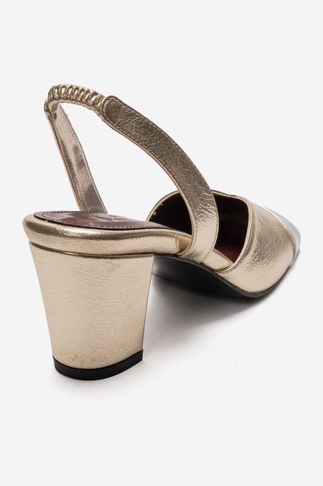Maruelle Klacksandal med Blockklack och Slingback - Image 6