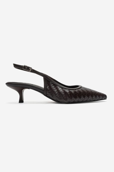 Alvessia Kitten Heel Slingback Pump - Image 3