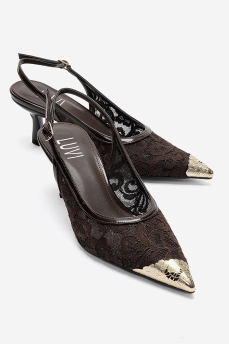 Clem Lace Slingback Pump - Image 4