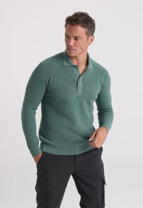 Pullover Polo Collar Pullover - Image 2