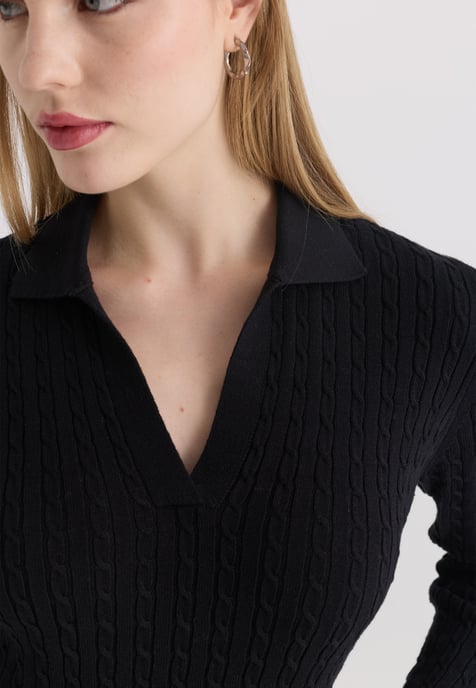 Pullover Pullover With Polo Collar - Image 3