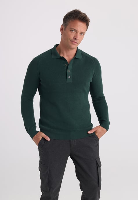 Pullover Polo Collar Pullover - Image 1