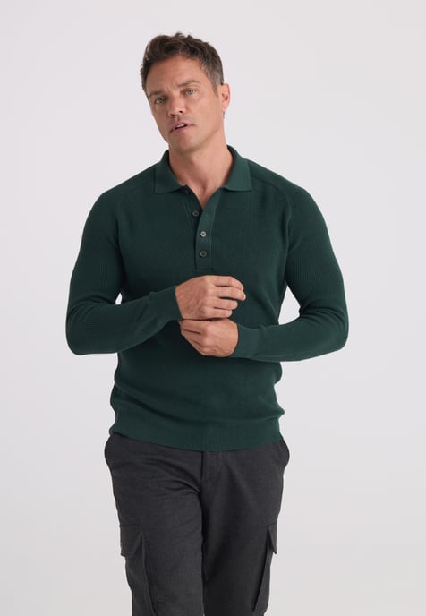 Pullover Polo Collar Pullover - Image 2